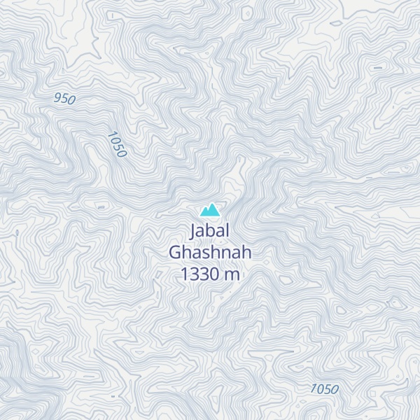 Map of Jabal Ghashnah