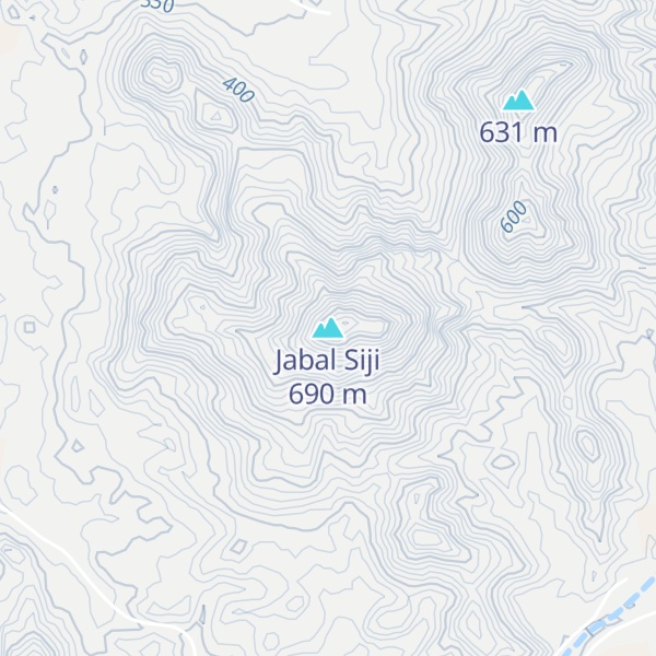 Map of Jabal Siji