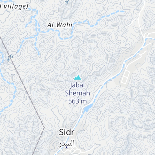 Map of Jabal Shemah