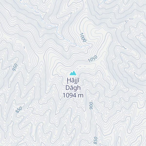 Map of Ḩājjī Dāgh