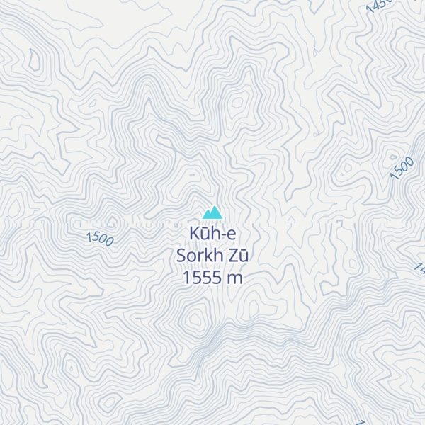 Map of Kūh-e Sorkh Zū