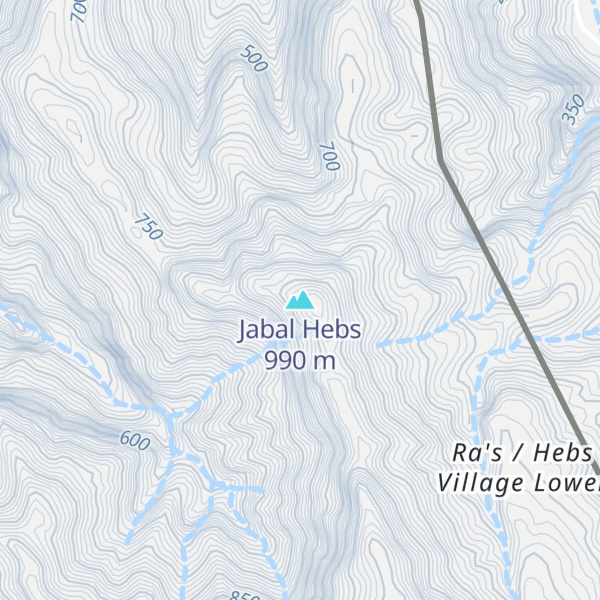 Map of Jabal Hebs