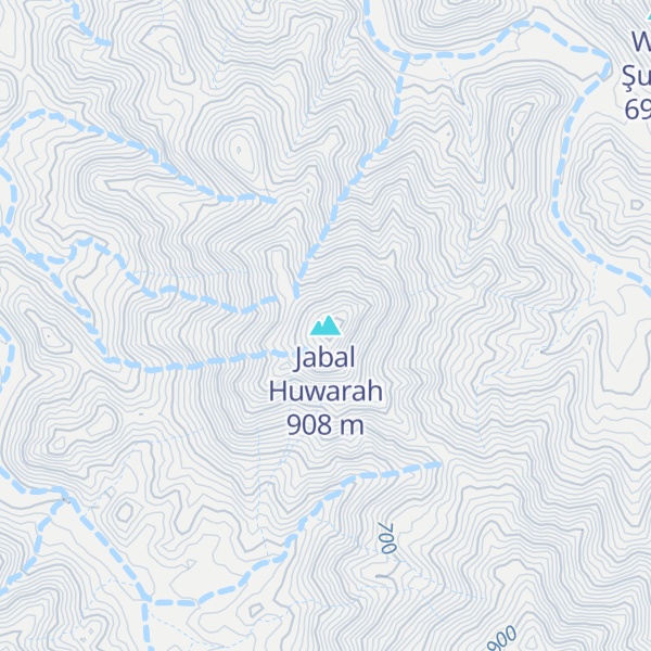 Map of Jabal Huwarah