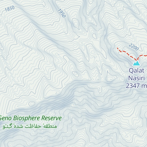 Map of Kūh-e Naşīrī