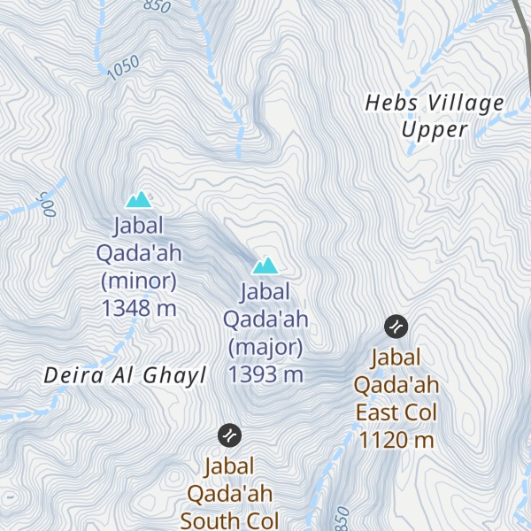 Map of Jabal Qada'ah (major)