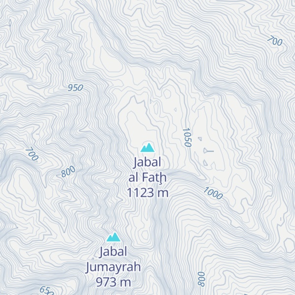 Map of Jabal al Fatḩ
