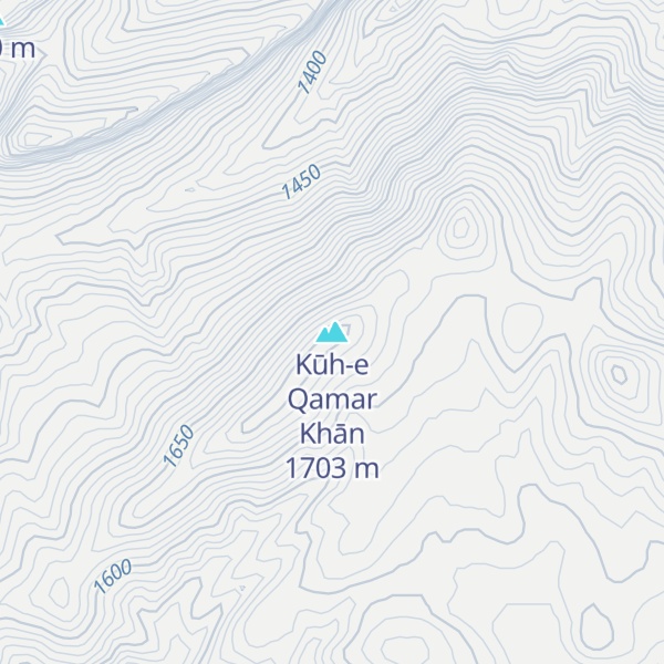 Map of Kūh-e Qamar Khān
