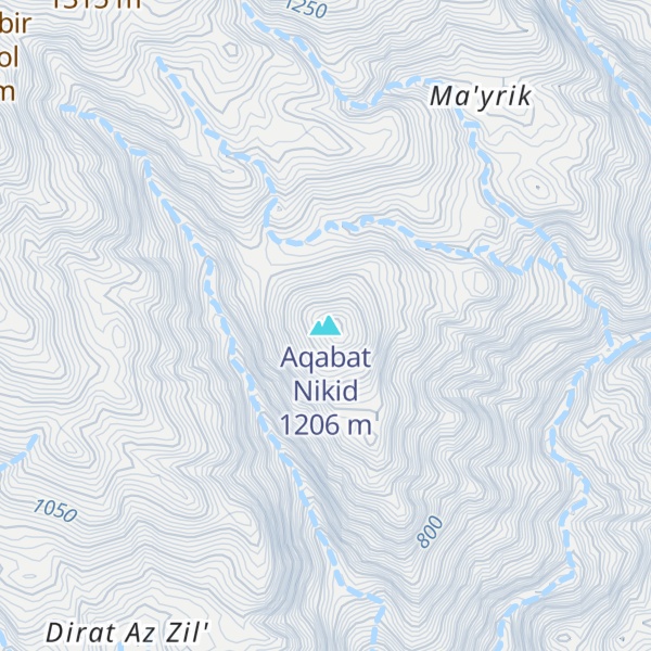 Map of Aqabat Nikid