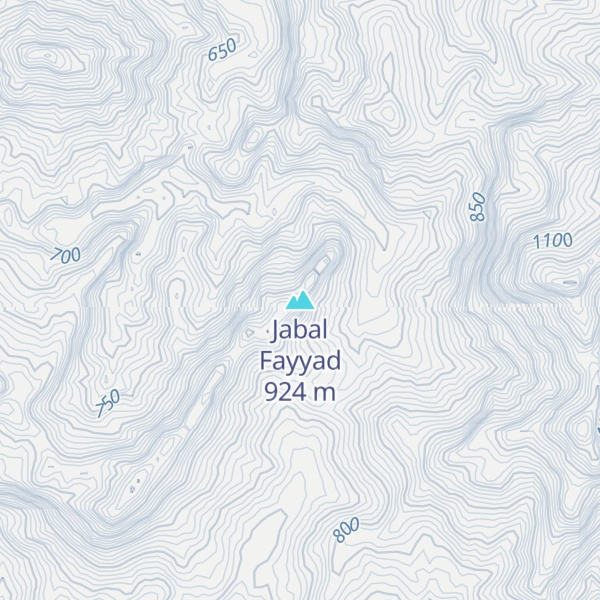 Map of Jabal Fayyad