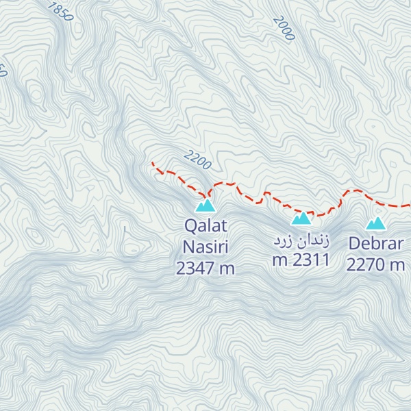 Map of Qalat Nasiri