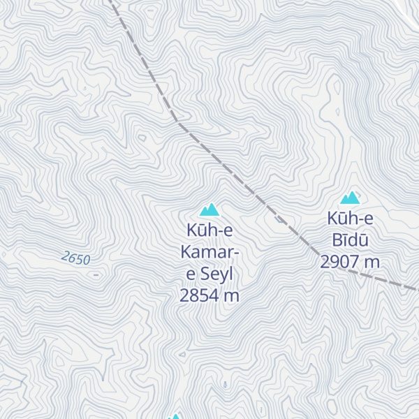Map of Kūh-e Kamar-e Seyl