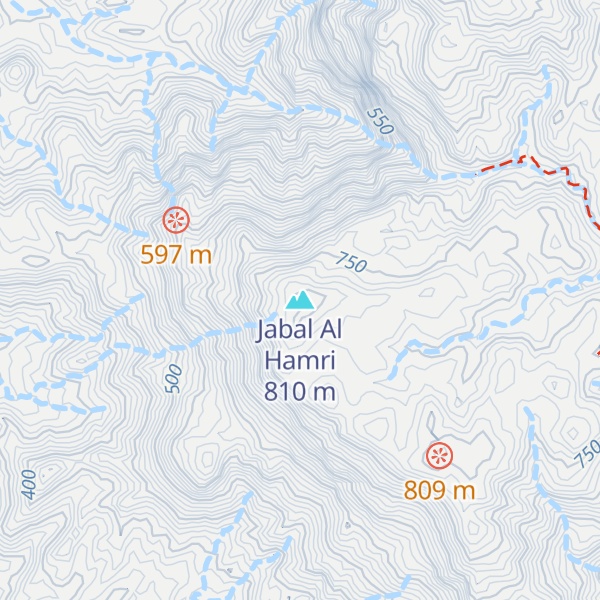 Map of Jabal Al Hamri