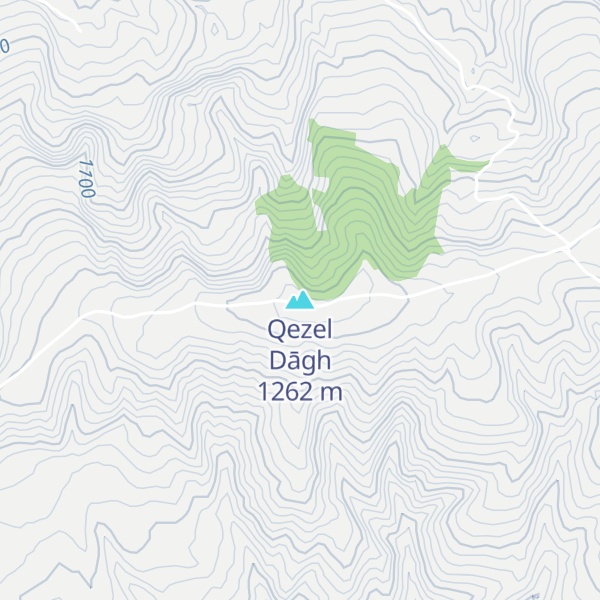 Map of Qezel Dāgh