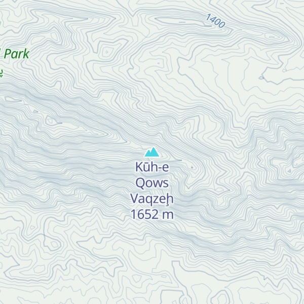 Map of Kūh-e Qows Vaqzeḩ