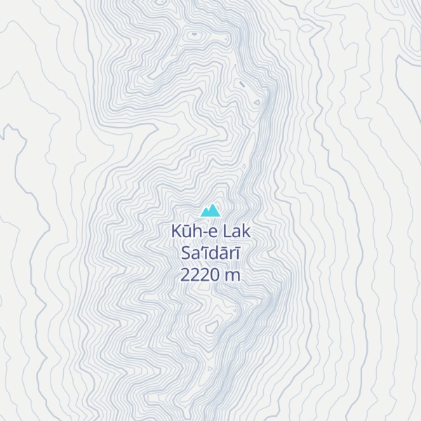 Map of Kūh-e Lak Sa‘īdārī