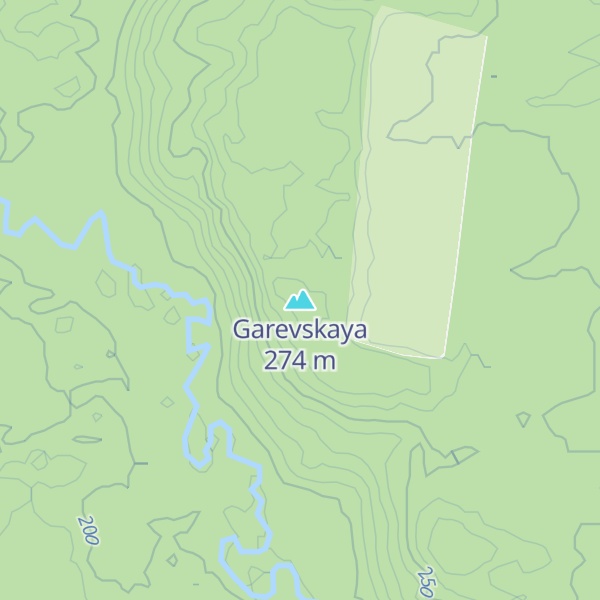 Map of Garevskaya