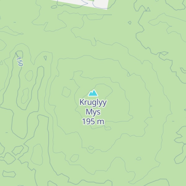 Map of Kruglyy Mys