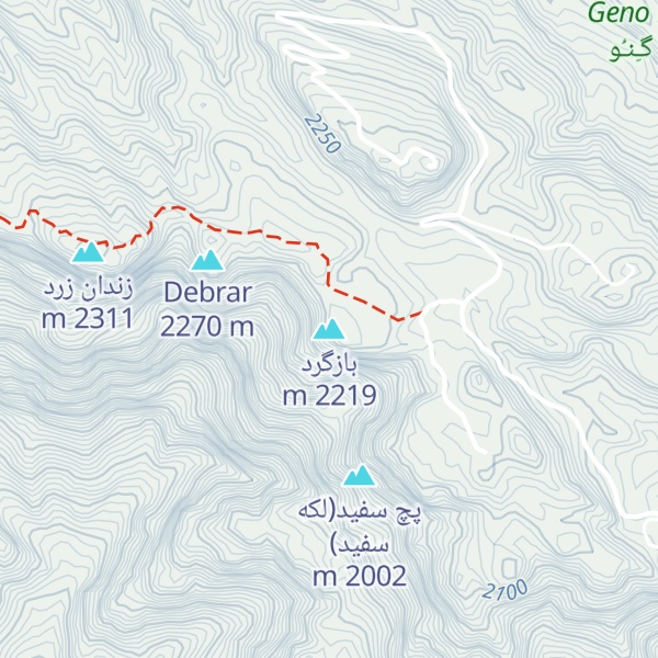 Map of بازگرد