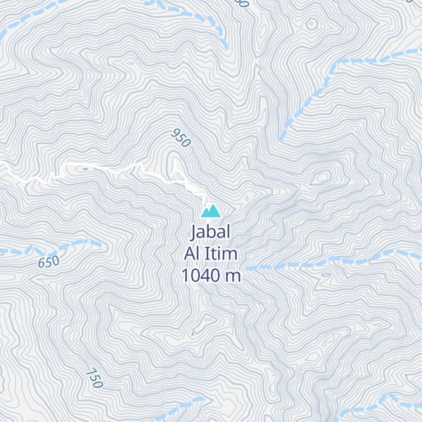 Map of Jabal Al Itim