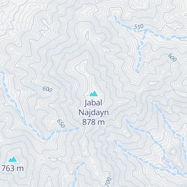 Map of Jabal Najdayn