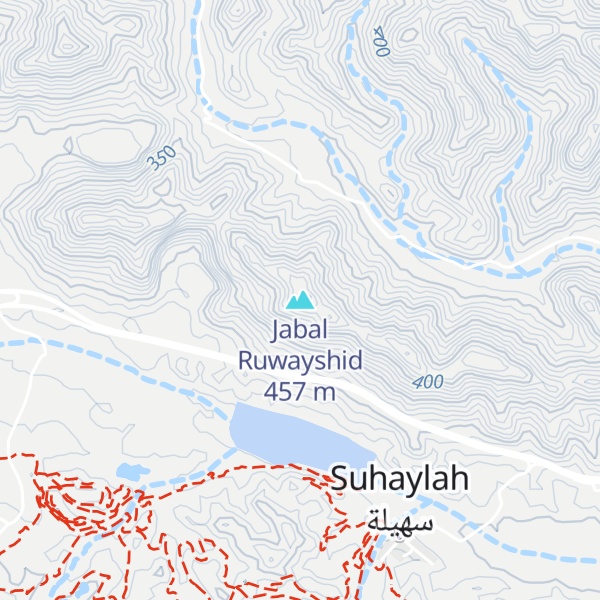 Map of Jabal Ruwayshid