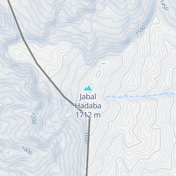 Map of Jabal Hadaba