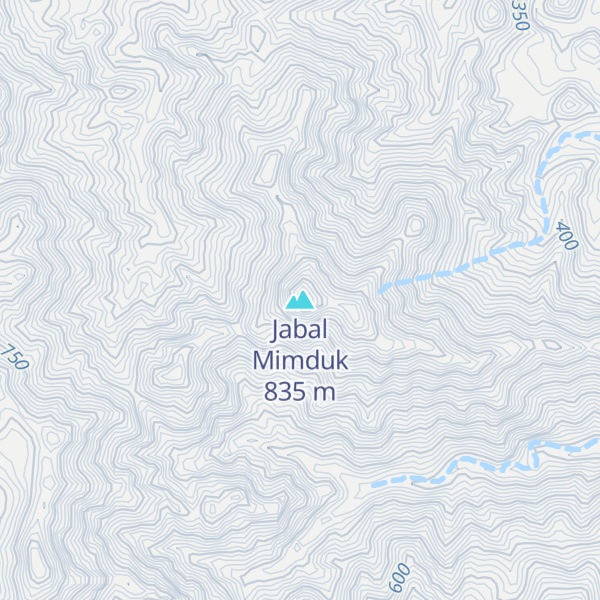 Map of Jabal Mimduk