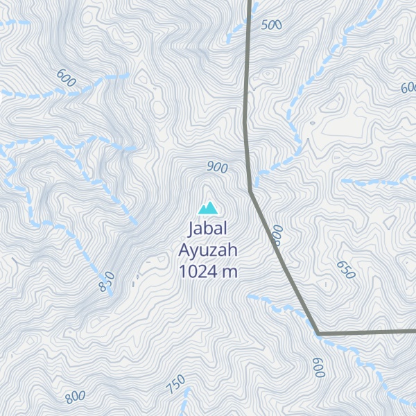 Map of Jabal Ayuzah