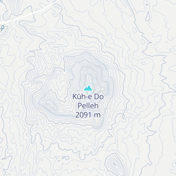 Map of Kūh-e Do Pelleh