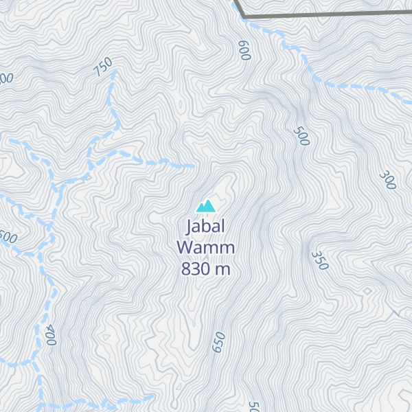 Map of Jabal Wamm