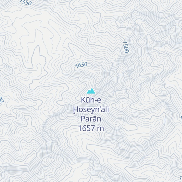 Map of Kūh-e Ḩoseyn‘alī Parān