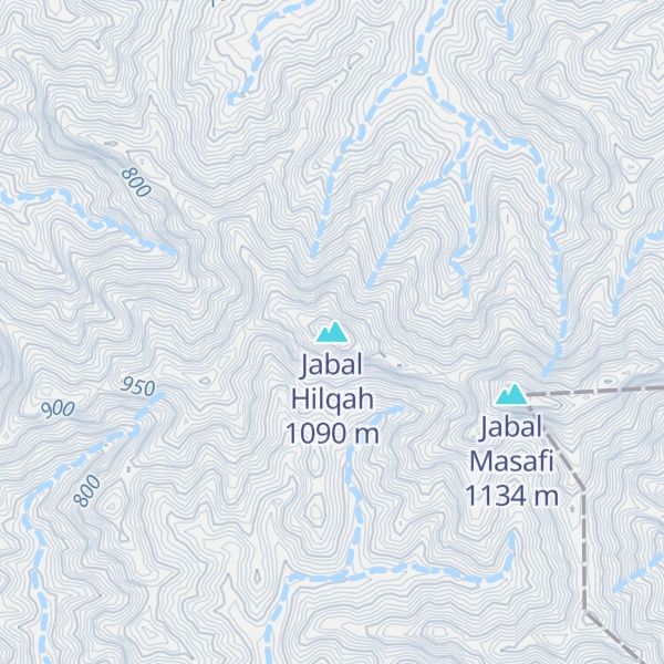 Map of Jabal Hilqah