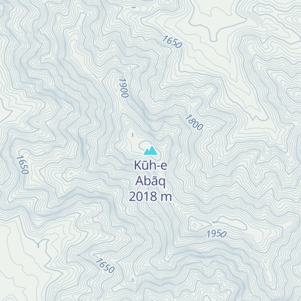 Map of Kūh-e Abāq