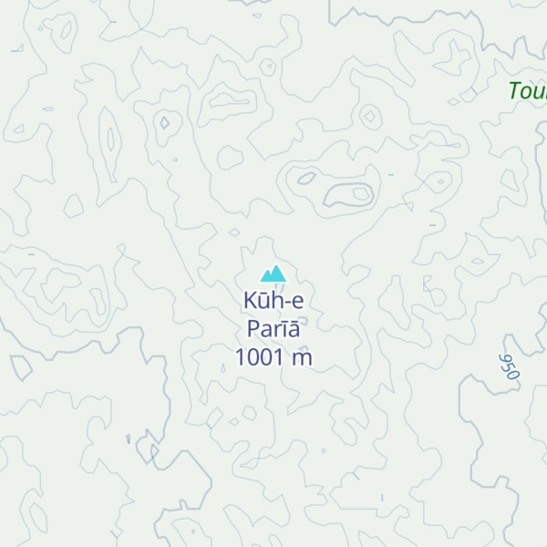 Map of Kūh-e Parīā