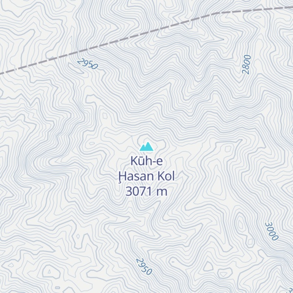 Map of Kūh-e Ḩasan Kol