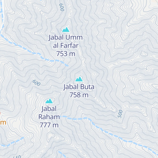 Map of Jabal Buta
