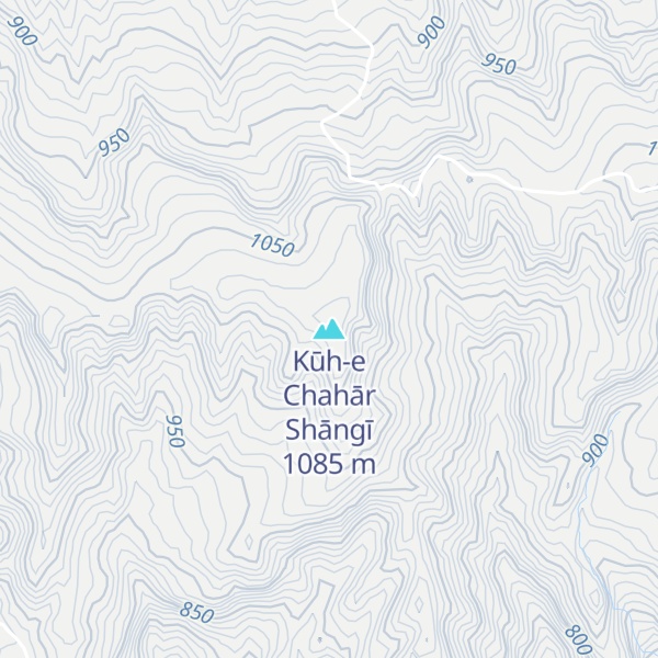 Map of Kūh-e Chahār Shāngī