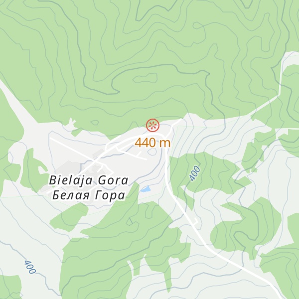 Map of Belaya Gora