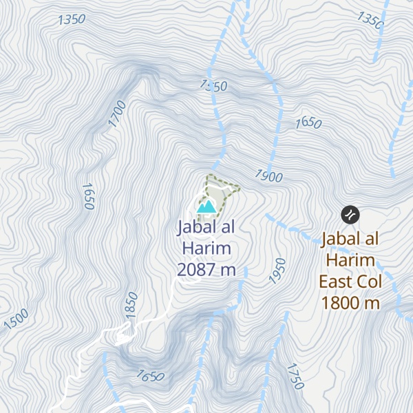 Map of Jabal al Harim