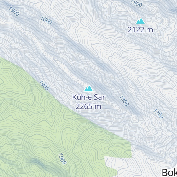 Map of Kūh-e Sar