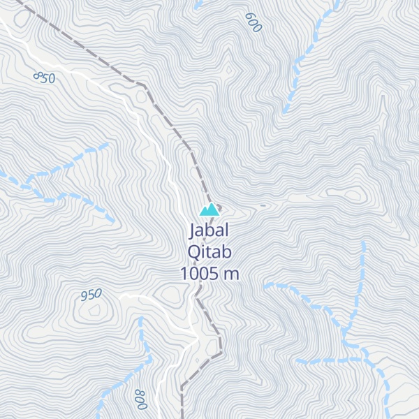 Map of Jabal Qitab