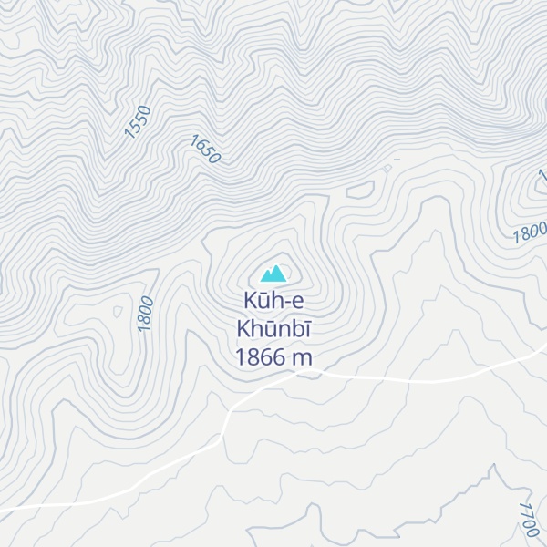 Map of Kūh-e Khūnbī