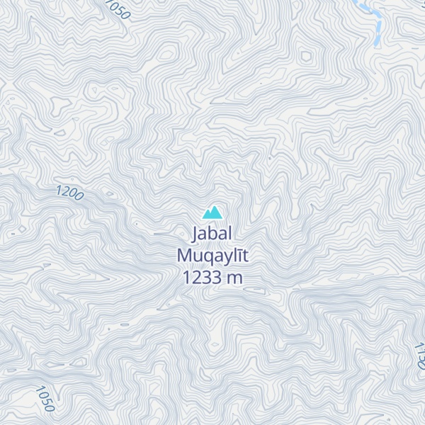 Map of Jabal Muqaylīt