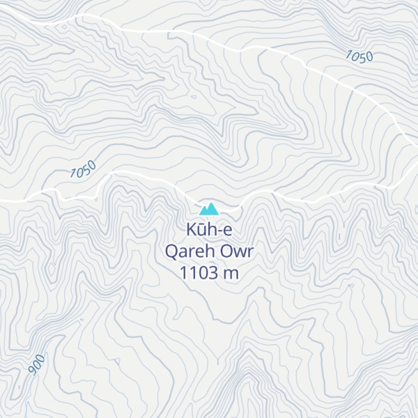 Map of Kūh-e Qareh Owr