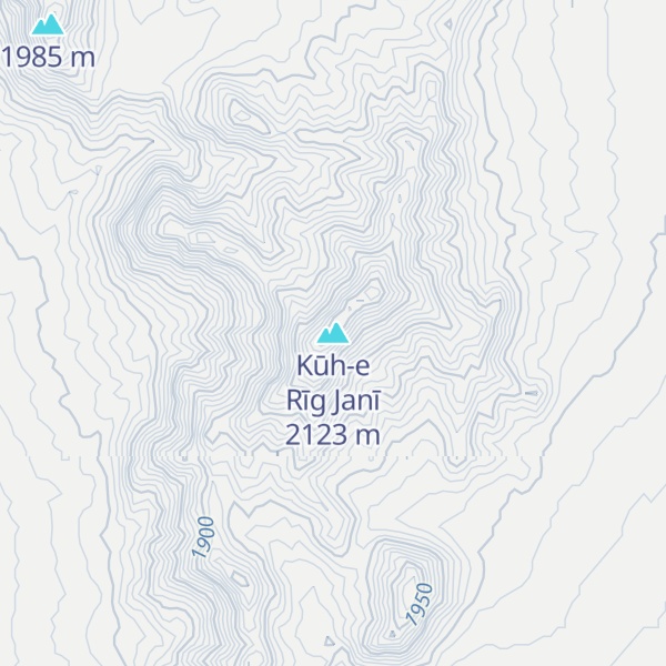 Map of Kūh-e Rīg Janī