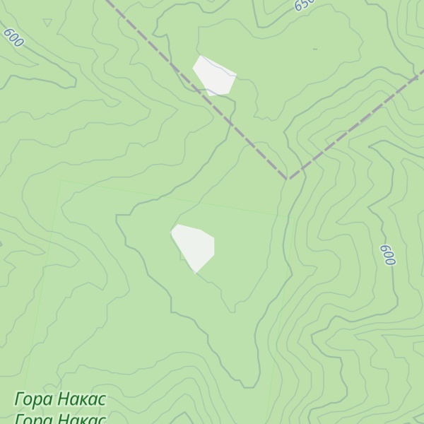 Map of Nakas Ridge