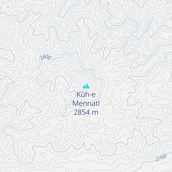 Map of Kūh-e Mennatī