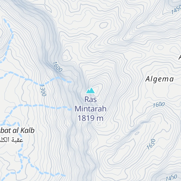 Map of Ras Mintarah