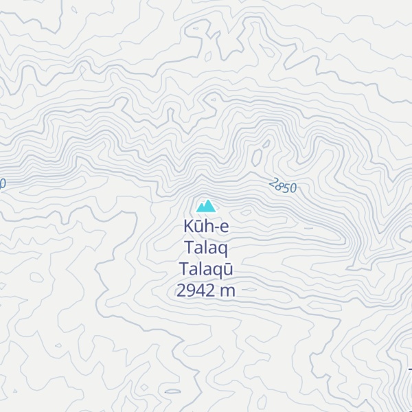 Map of Kūh-e Talaq Talaqū