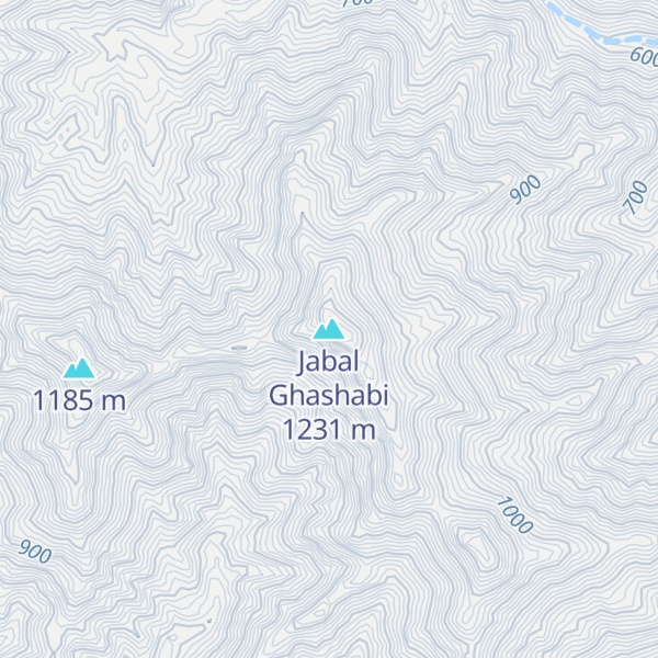 Map of Jabal Ghashabi